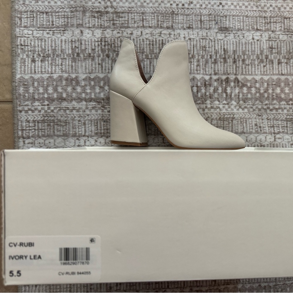 White Bootie Size 5.5 - image 1